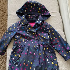 Little Girls Trench Coat with Hood